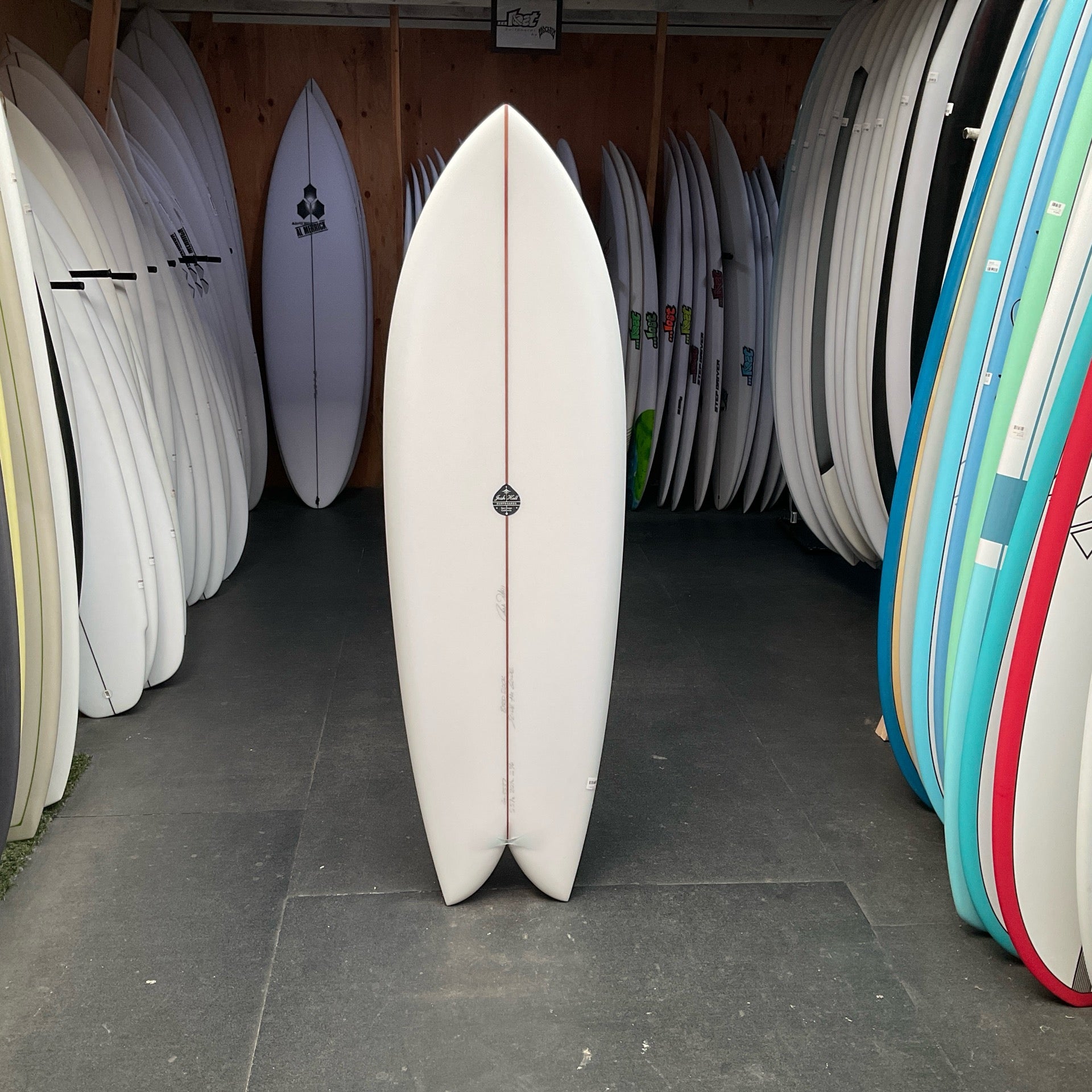 size:5.6 ツインザーフィッシュ フィン FISH SURF Page アークテール